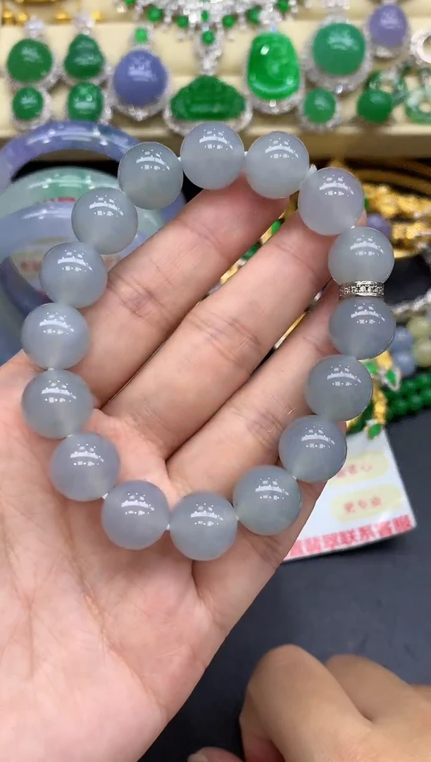 未镶嵌手串翡翠310-中国好珍宝