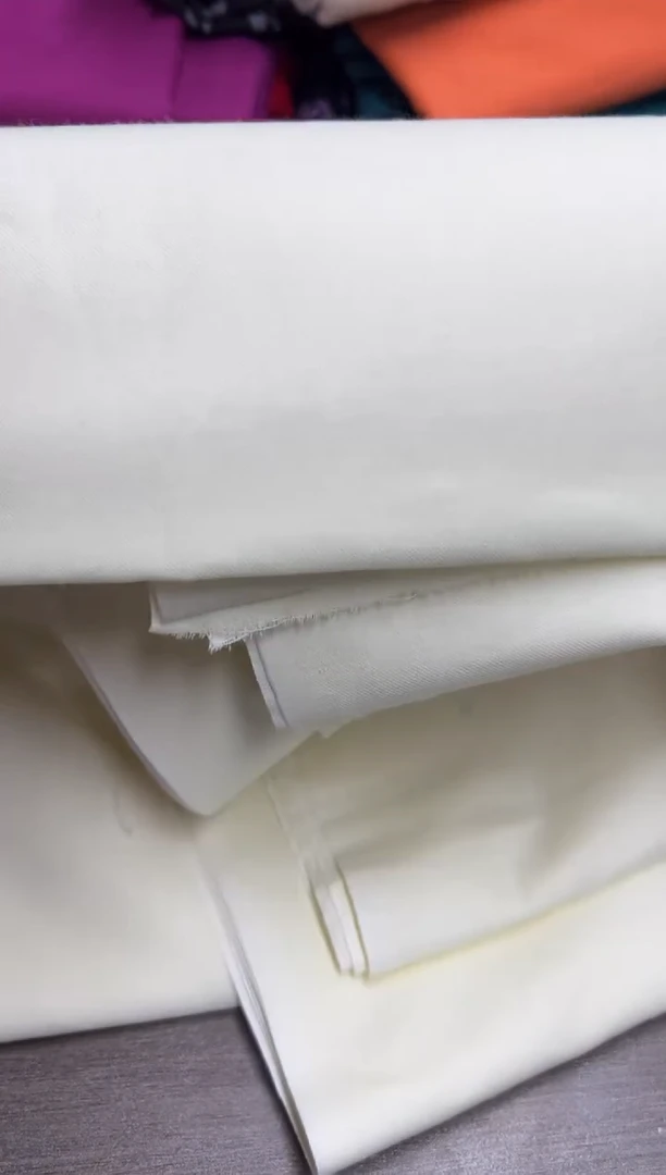 棉36号 宽102 浅黄色全棉衬衫料 4米