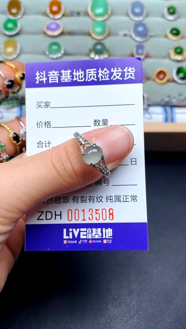 【闪购商品】翡翠戒指银S925镶嵌...........