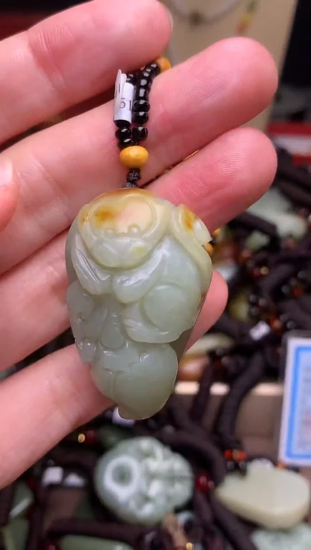 颈饰未镶嵌和田玉新疆料青海料清水和田玉吊坠