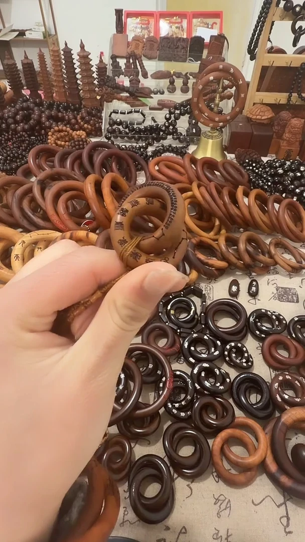 枣木乾坤圈一物一拍微瑕20