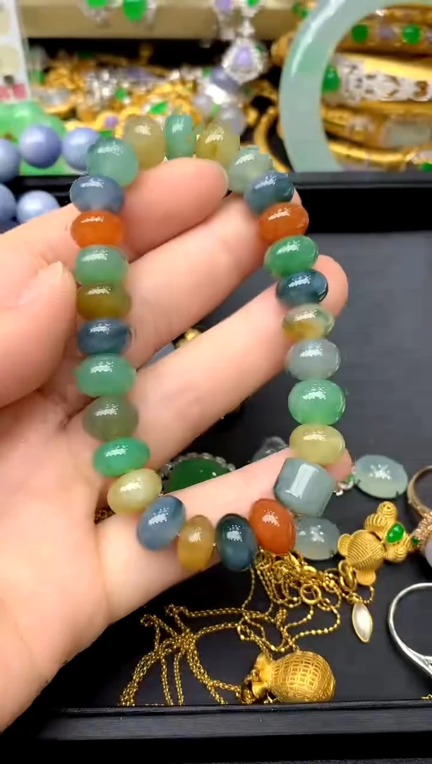 未镶嵌手串翡翠428 -中国好珍宝