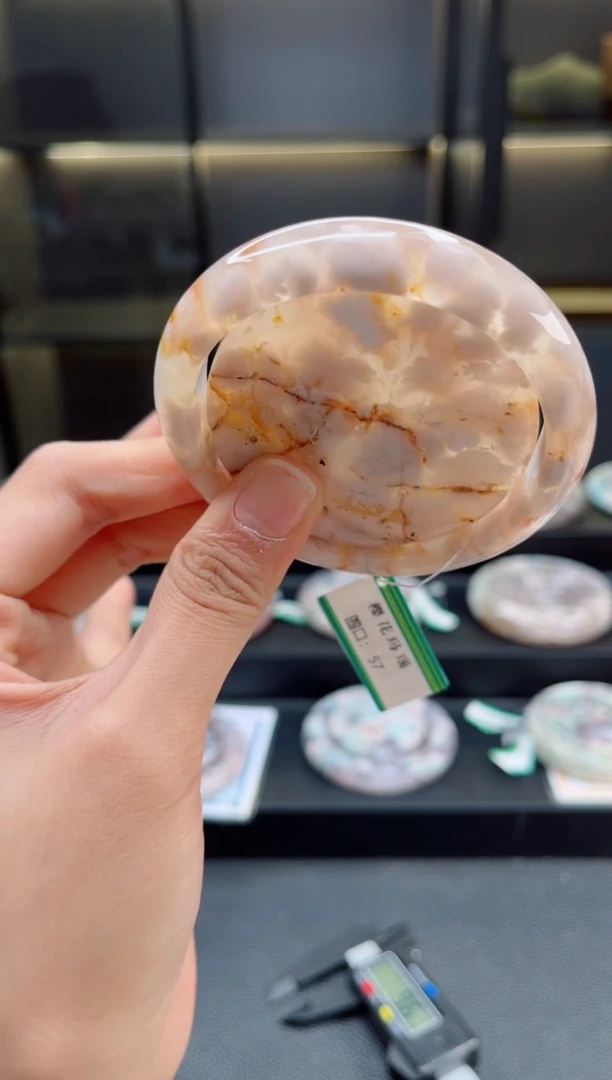 石英质玉手镯未镶嵌57圈口（赠送镯心）6886922