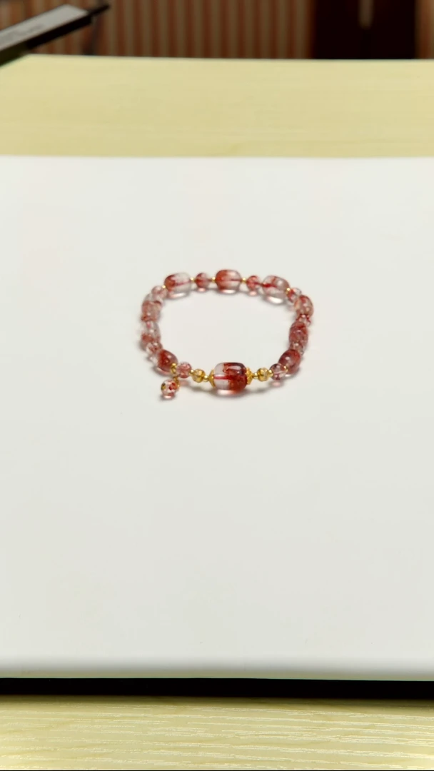 未镶嵌手串水晶超七设计款手串  多样性发一