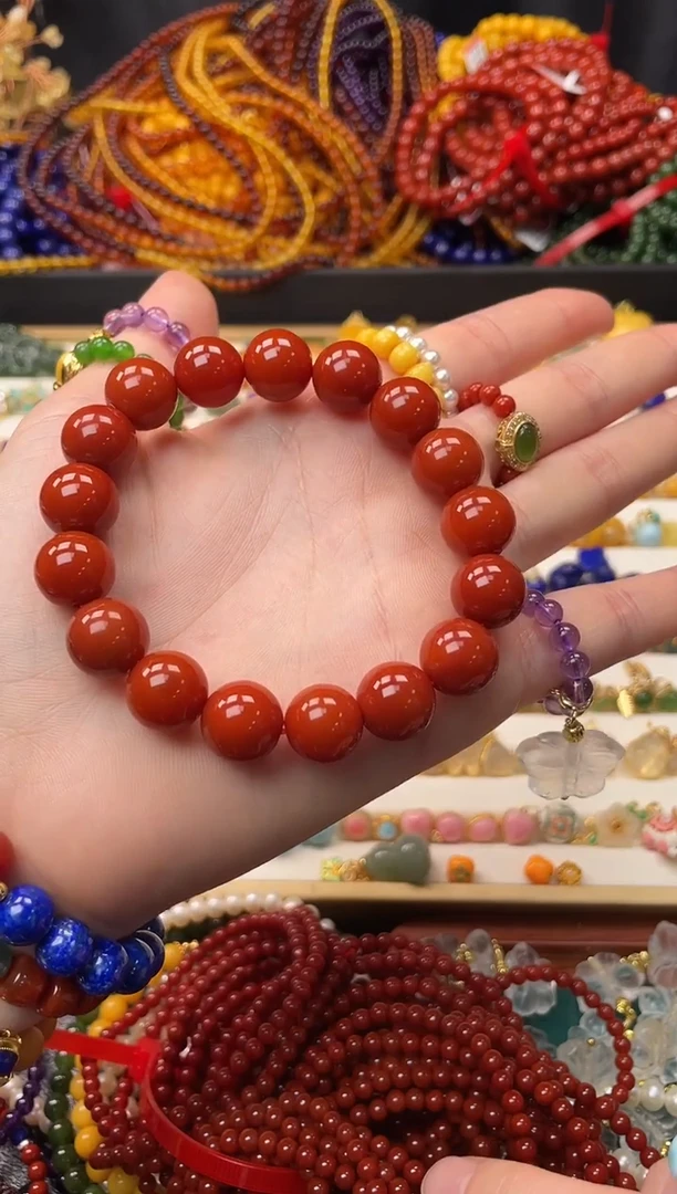 未镶嵌手串玛瑙/玉髓11mm单圈