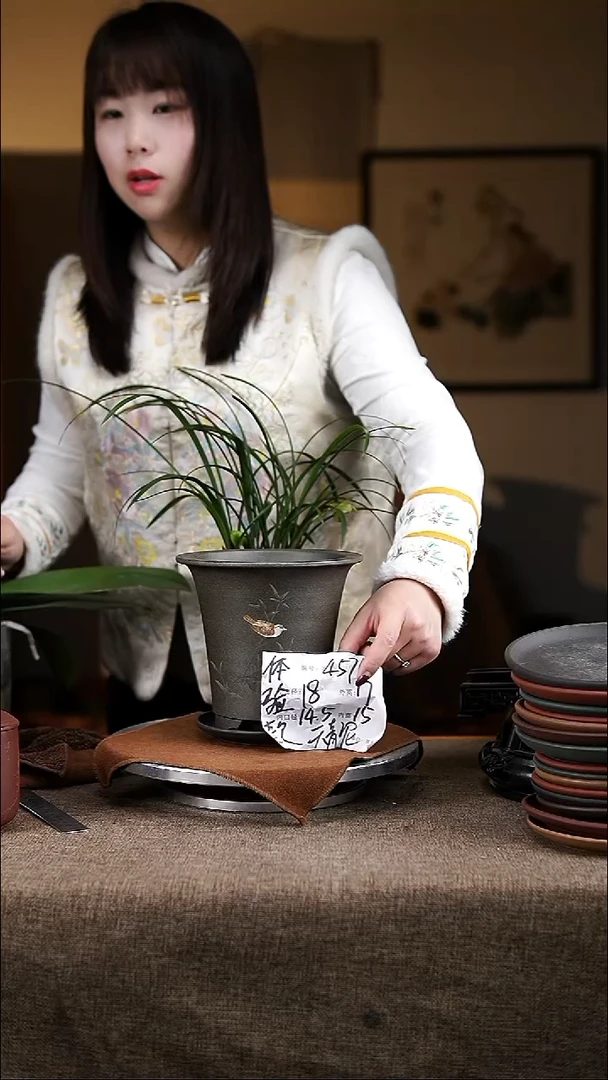 【闪购商品】紫砂花盆紫砂花盆4576+z