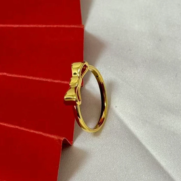 【小鹏黄金】足金999在逃公主小蝴蝶结5D工艺