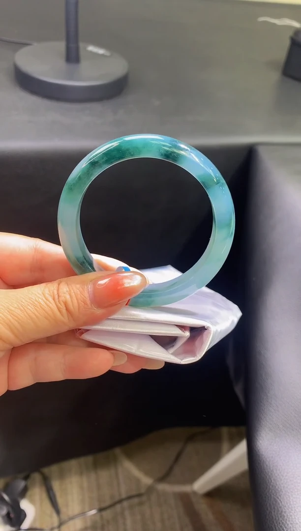 未镶嵌手镯翡翠H 11 -  55.4  圈口- 正圈