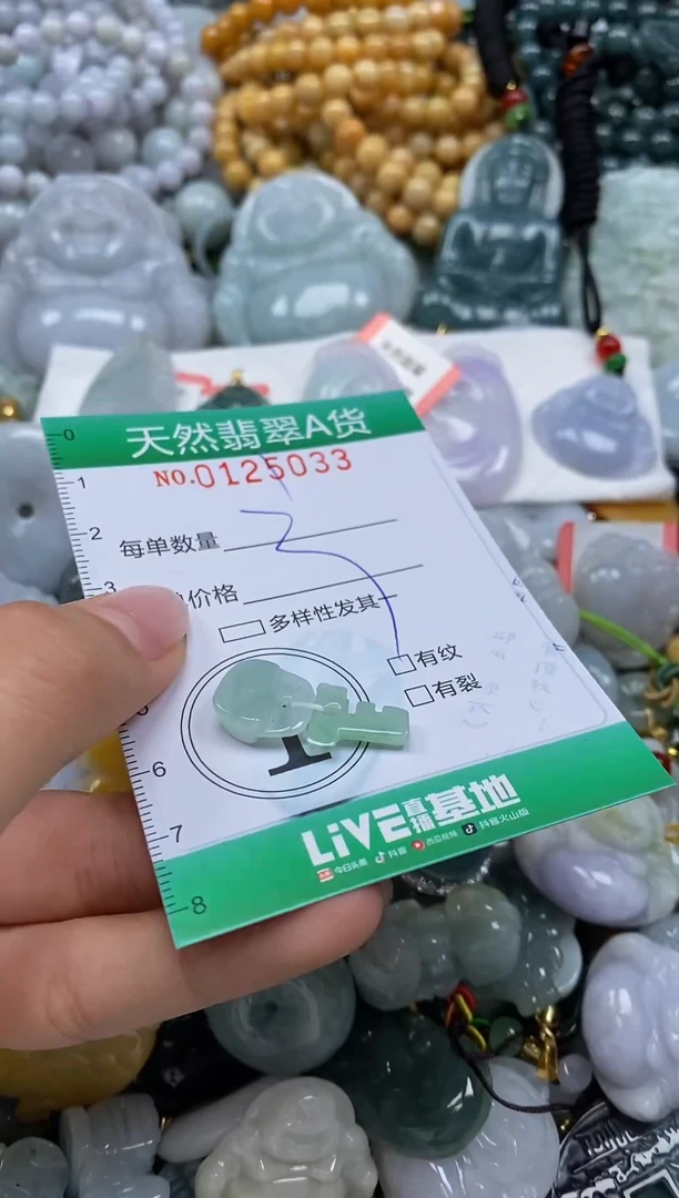 翡翠未镶嵌颈饰闪购01205033