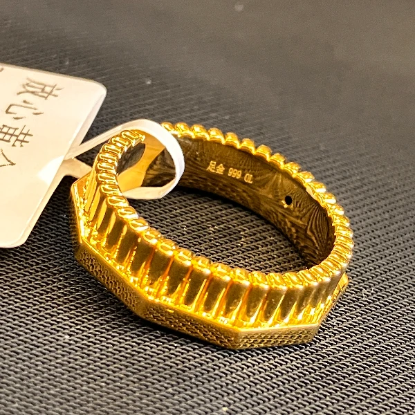 【2号货】放心黄金店 足金999戒指2.2克(货号60）