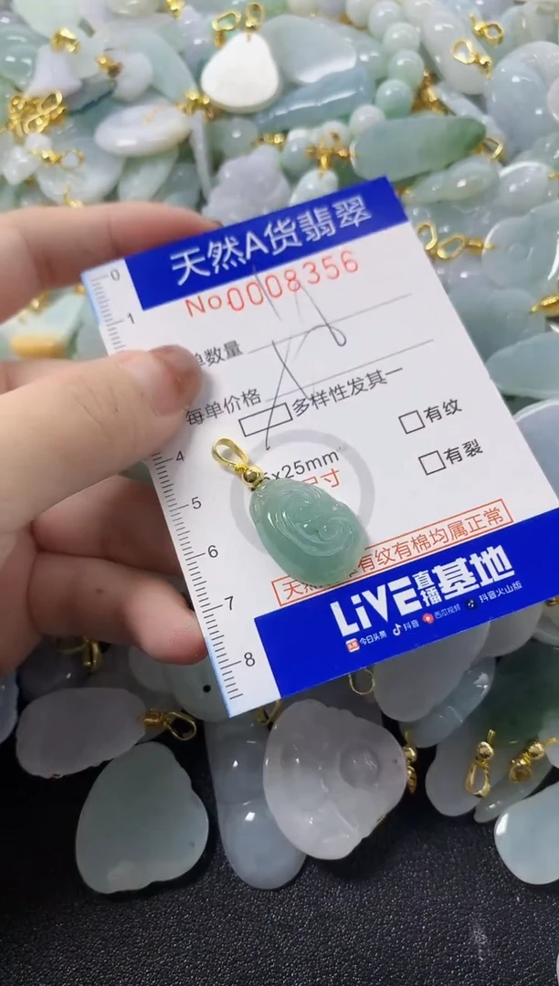 颈饰未镶嵌翡翠天然A货翡翠