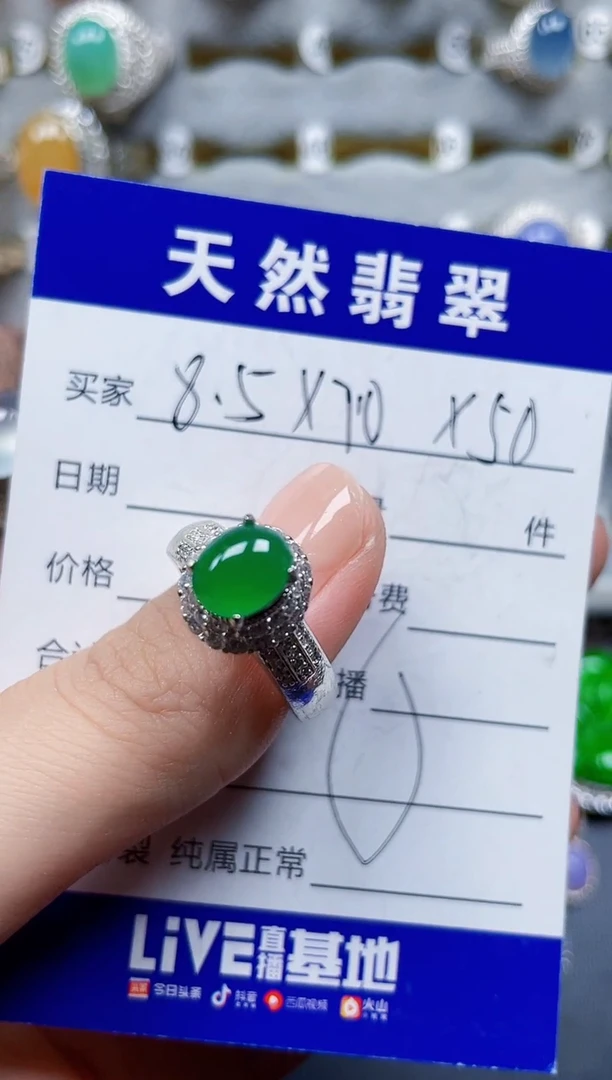 未镶嵌戒指翡翠129