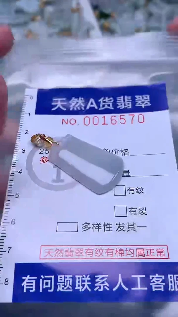 翡翠未镶嵌吊坠(不含链)1