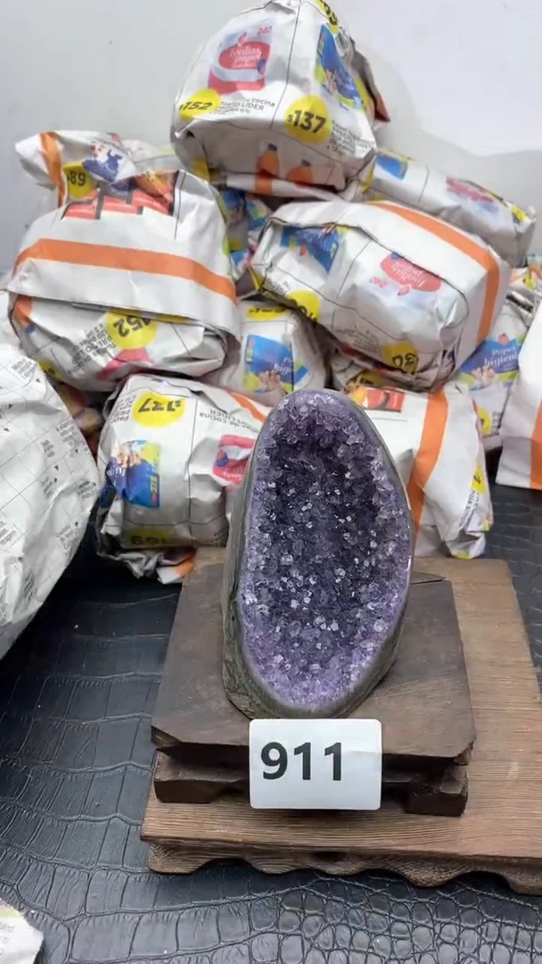 【闪购商品】紫晶1未镶嵌911号摆件