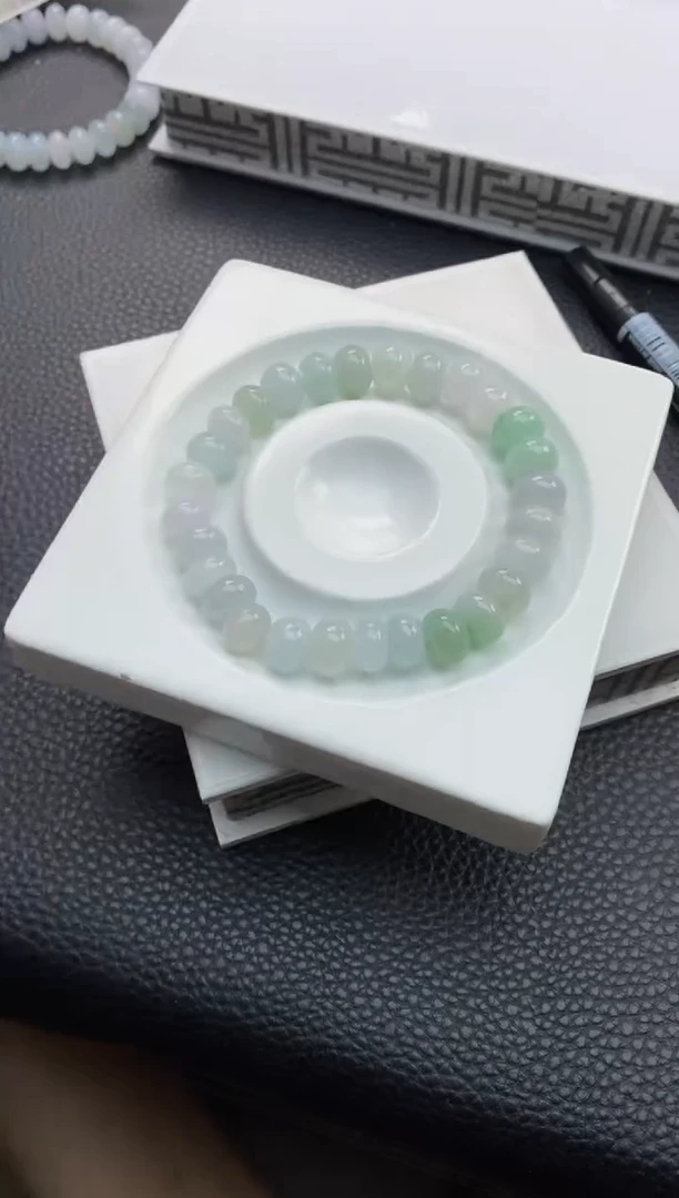未镶嵌手串翡翠94天然A货翡翠散珠