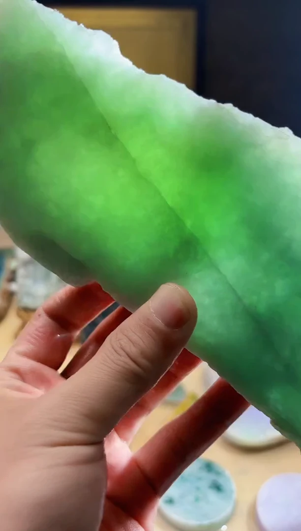 翡翠挂件未镶嵌A货张麦a792