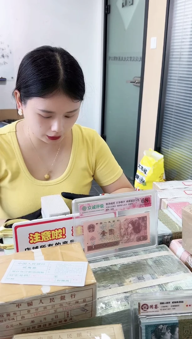 第四套人民币退市纸币 NL 银行保真鉴定 01D