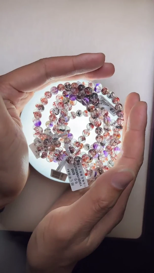 【闪购商品】水晶手链未镶嵌YW001约6mm多样性发一件 小院