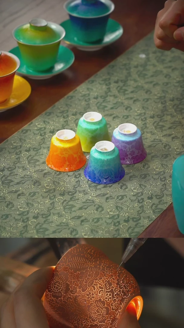 【闪购商品】千年技艺古帛扒花春夏秋冬