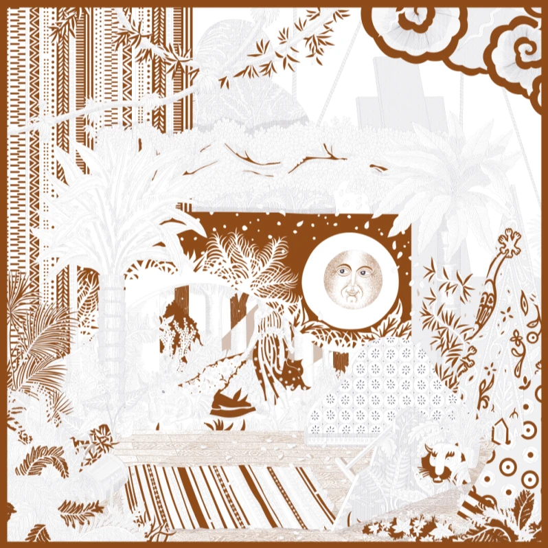 微次【花开半夏*仲夏夜之梦】135*135康赛妮纯山羊绒春夏百搭围巾