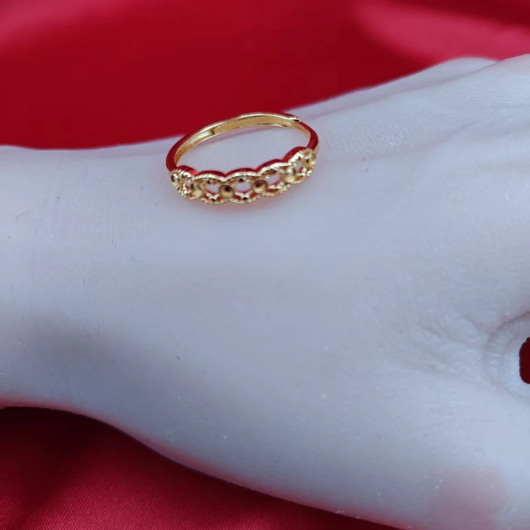 足银戒指 足银戒指镂空编制足银指环经典款戒指厚包工艺时尚百搭