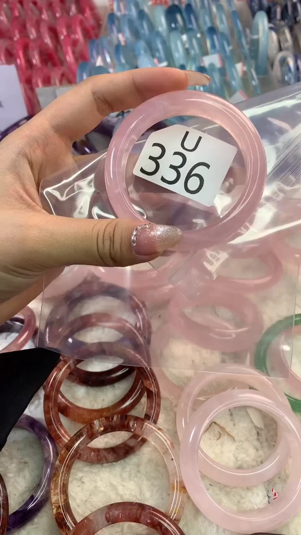 水晶手镯U未镶嵌水晶336-53
