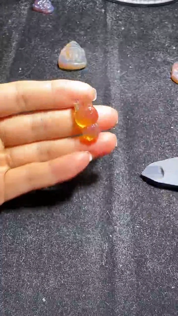 琥珀颈饰未镶嵌08