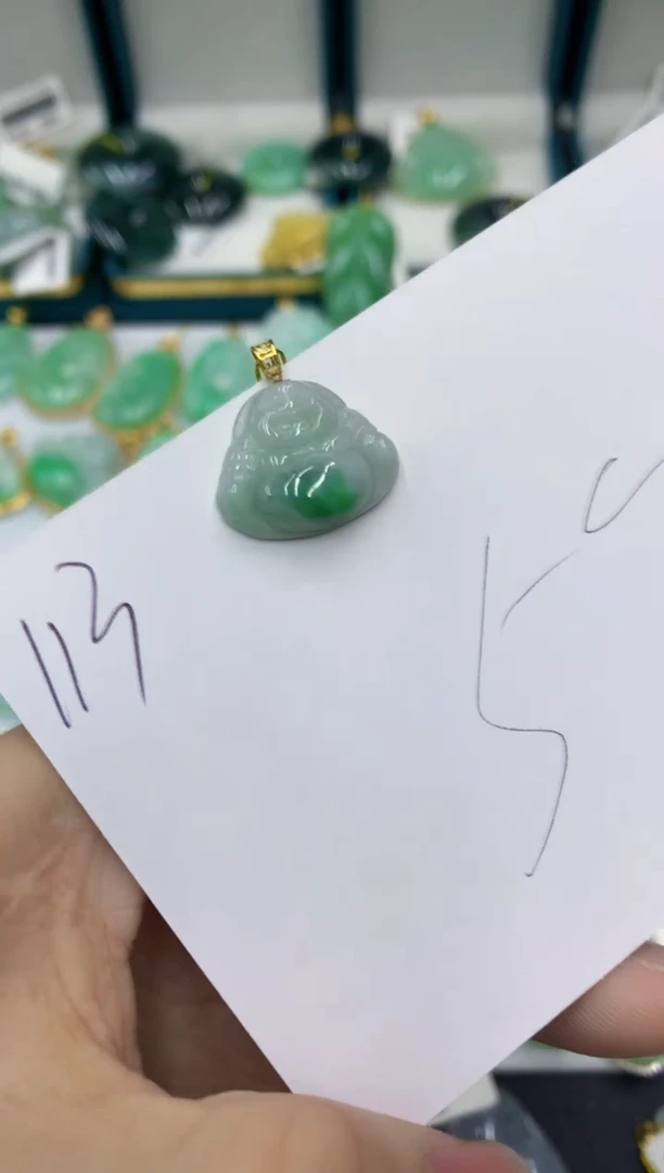 【闪购商品】翡翠颈饰18K金镶嵌号链接11111