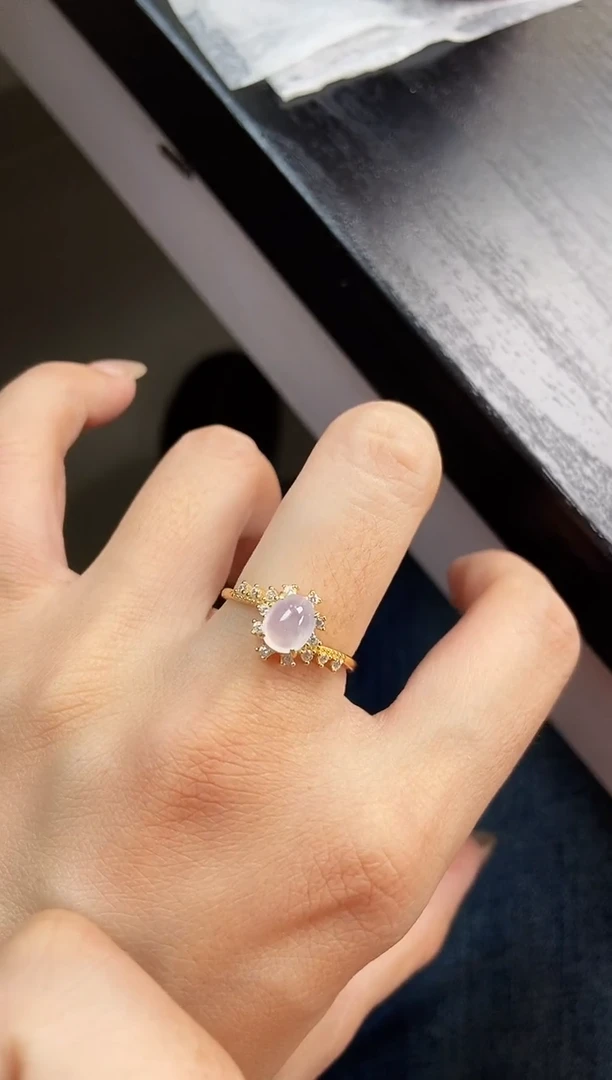 银S925镶嵌戒指翡翠21