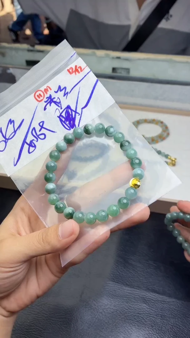 未镶嵌定制翡翠米*翡翠毛货需精细抛光多样性拍一发一+11