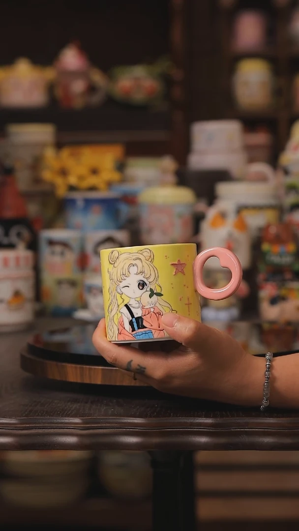 摆件景德镇釉下彩绘设计师款式陶瓷