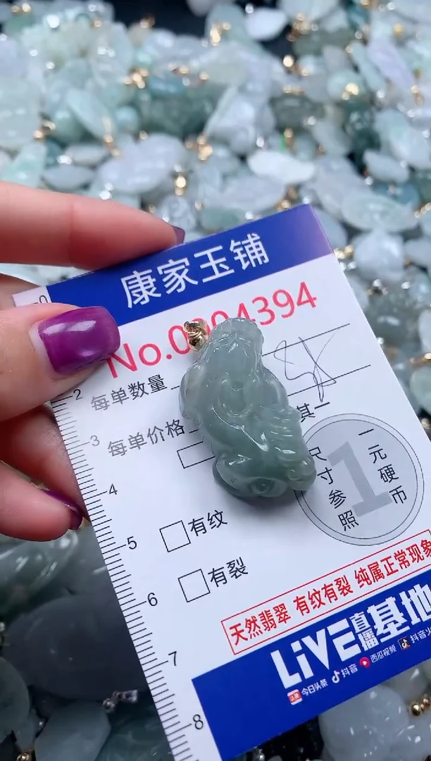 颈饰未镶嵌翡翠4394