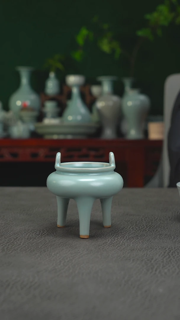 41号仿古三足香炉微瑕福利~帆