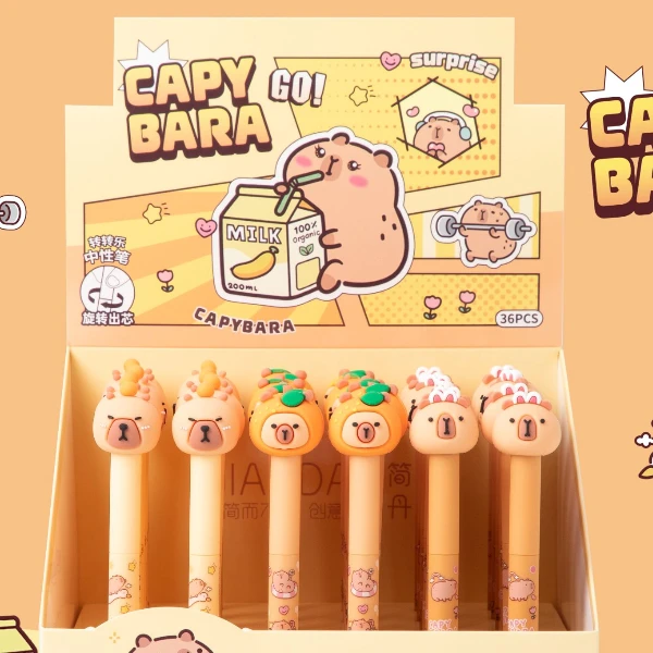 2288 卡通转转乐中性笔【到手一盒36支】