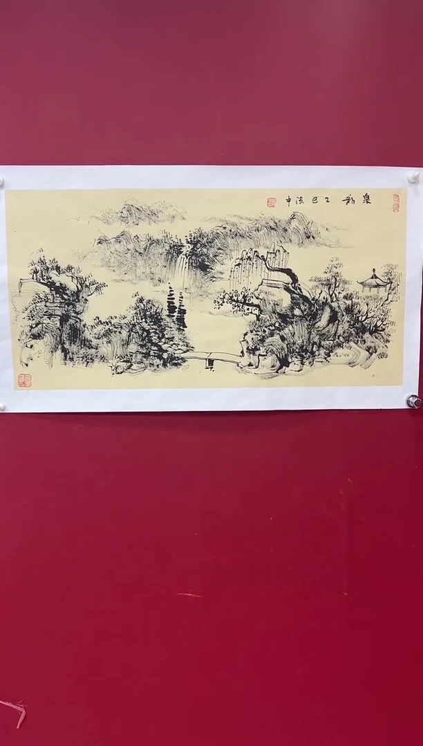 国画黄德中老师两平尺