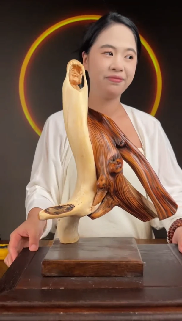 柏木（崖柏）手工摆件,先抢先得! 编号:74