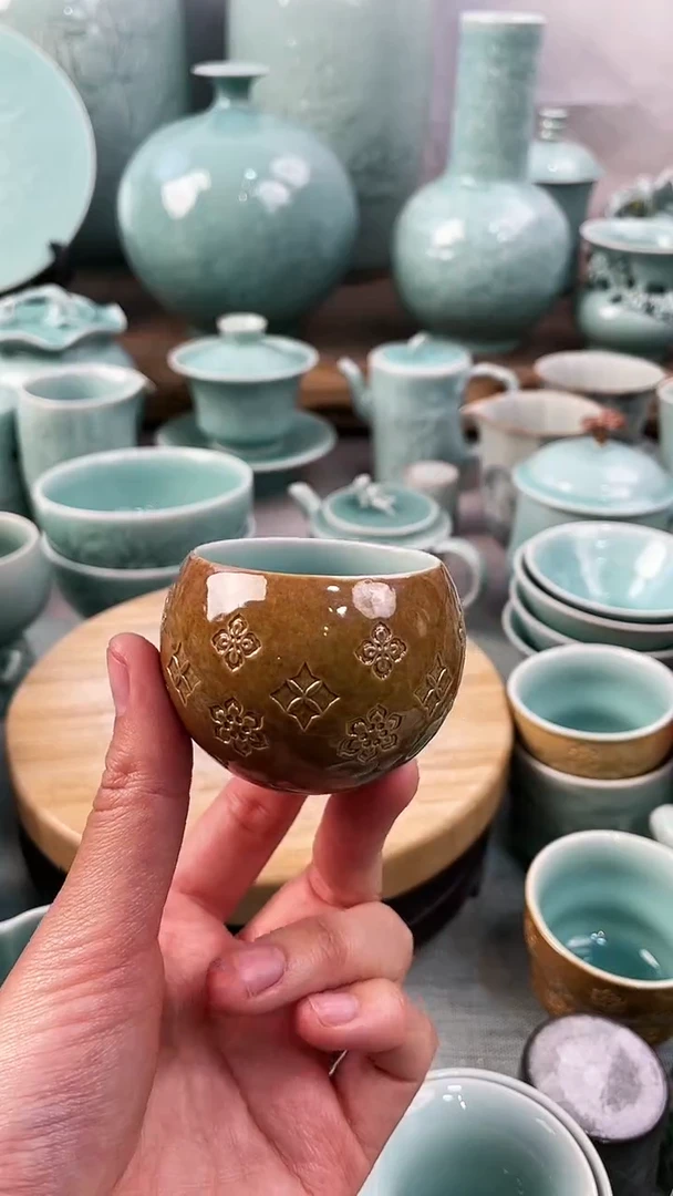 【闪购商品】特价 微瑕 慧仙青瓷
