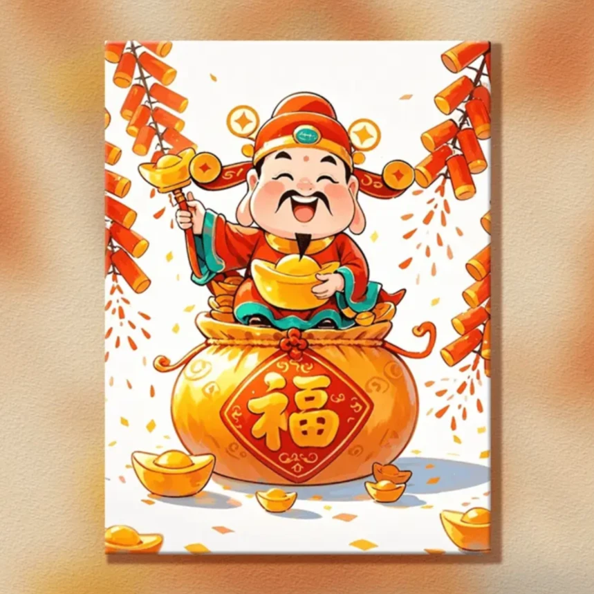 (直播专属）云端高品质 数字油画diy0基础手绘治愈解压家居装饰画