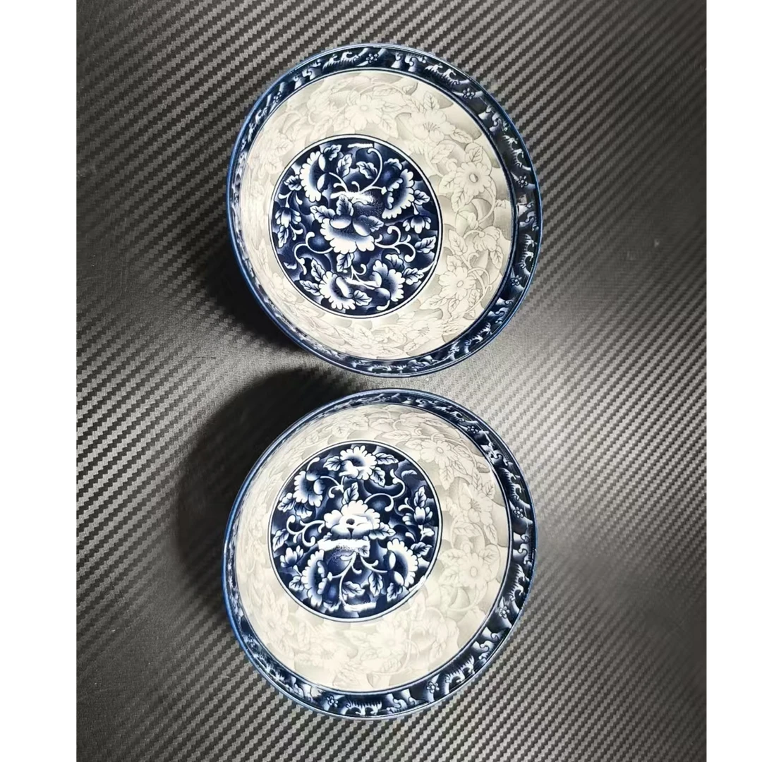 (L)青花瓷礼盒碗两套装