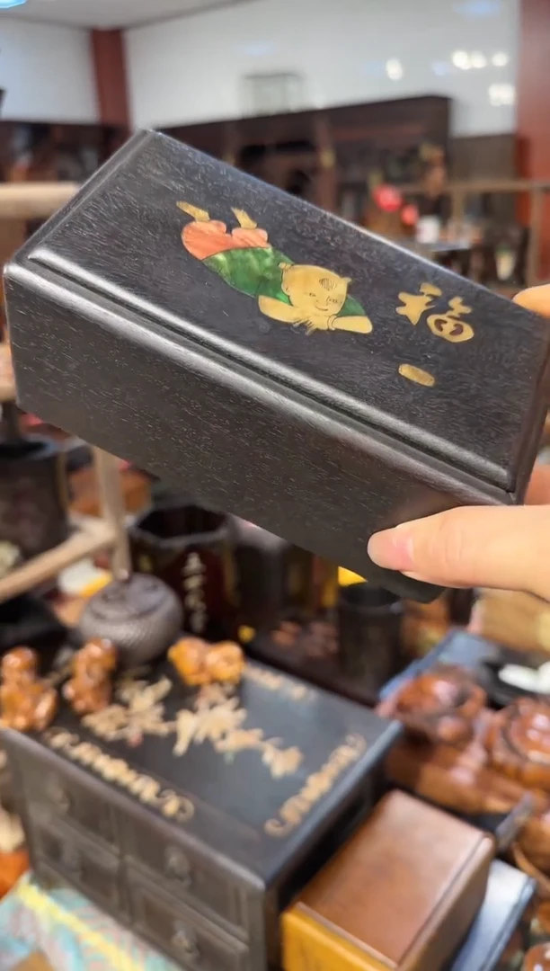 【闪购商品】木木艺紫檀福娃机关盒98.8888