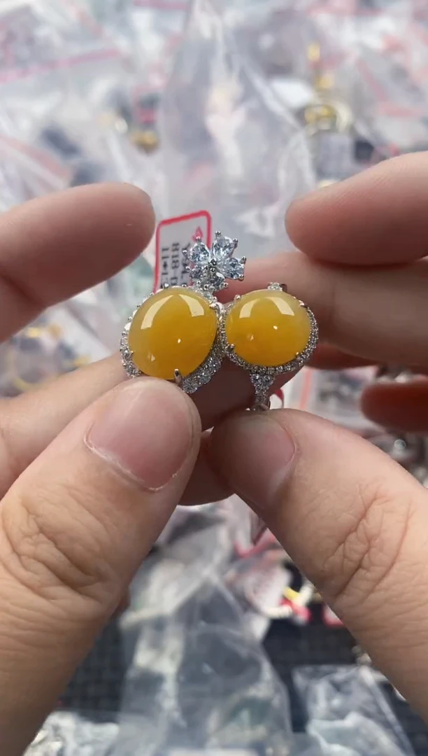 银S925镶嵌戒指翡翠333   5