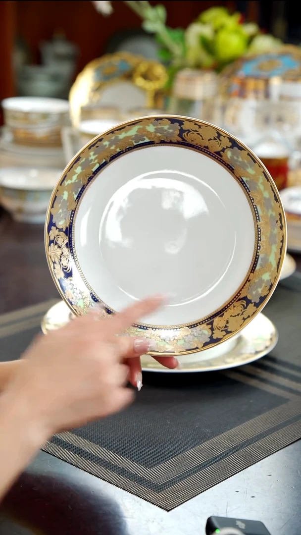 瓷片8英寸菜盘1个