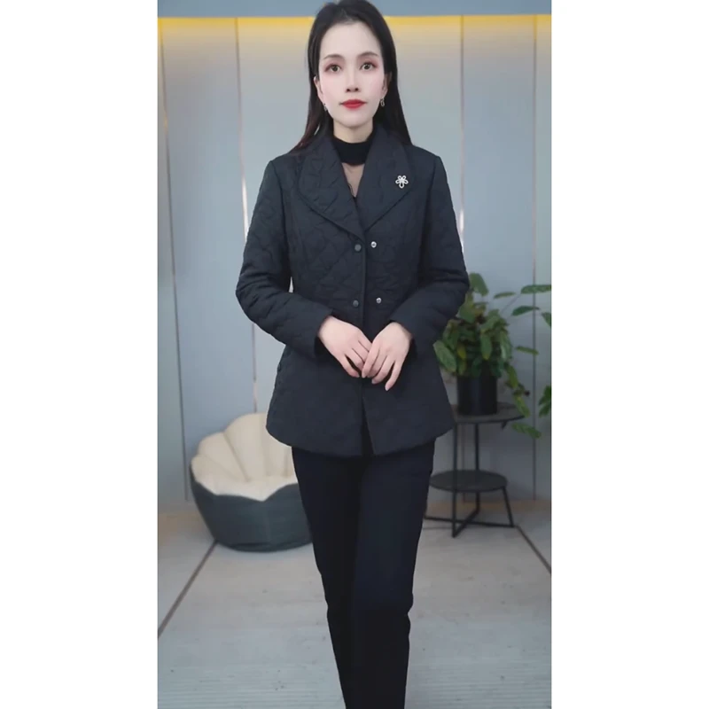 【外套】2679新款加厚时尚修身显瘦女装休闲气质洋气外套