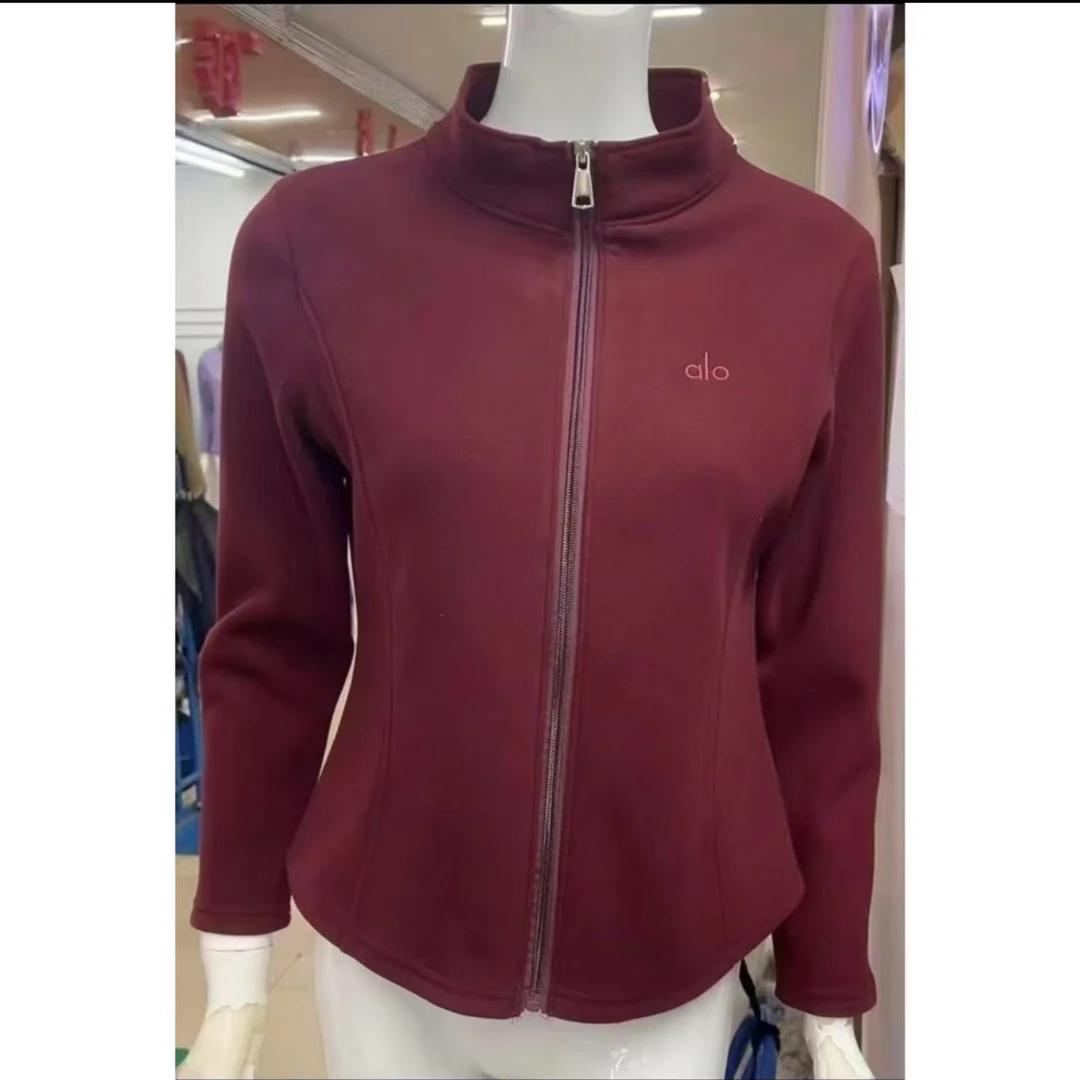 2323#【加绒加厚】拉链立领秋冬款加绒保暖外套（6色可选）