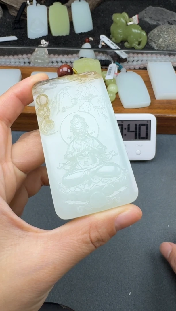 颈饰未镶嵌和田玉2