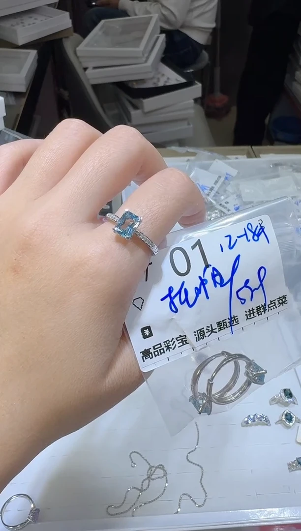 【闪购商品】托帕石戒指银S925镶嵌多样性发一TT01