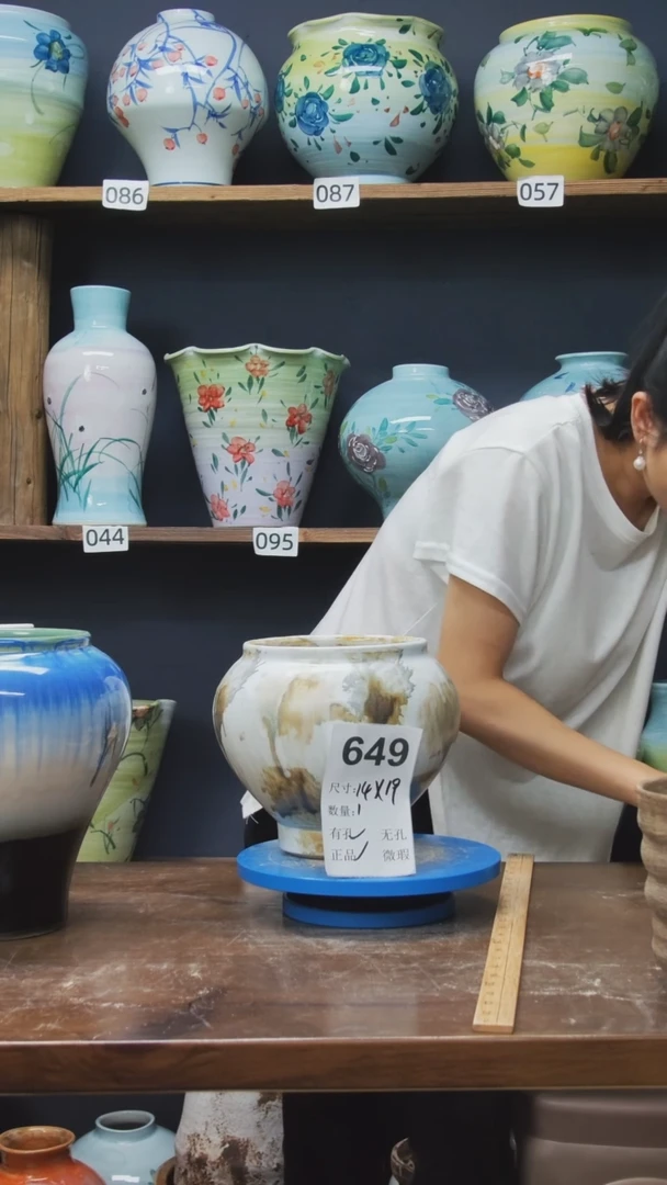 陶瓷景德镇花盆649