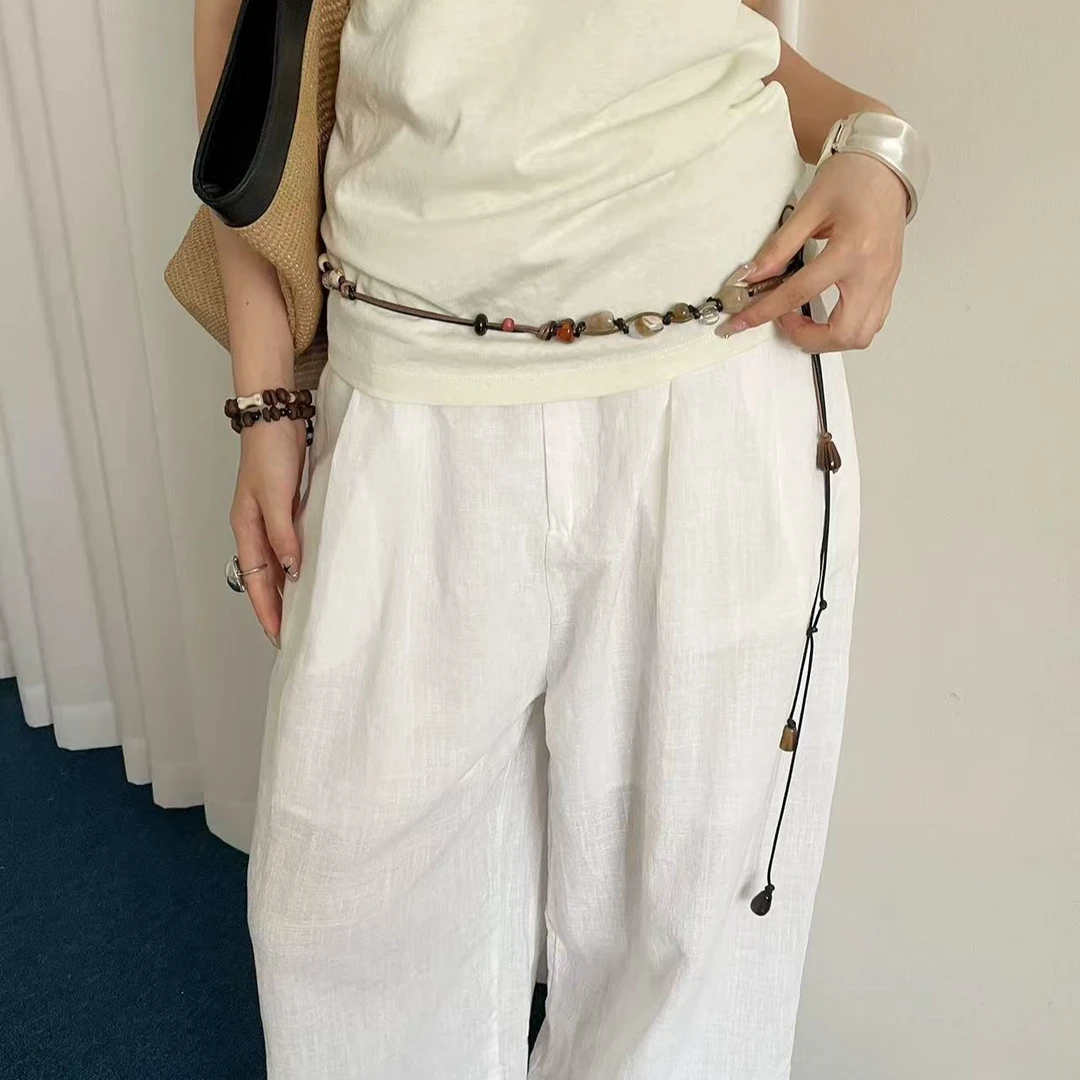 几何石头民族风腰带