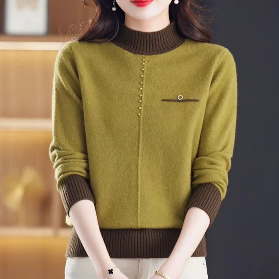 799#新款长袖半高领秋冬针织衫54
