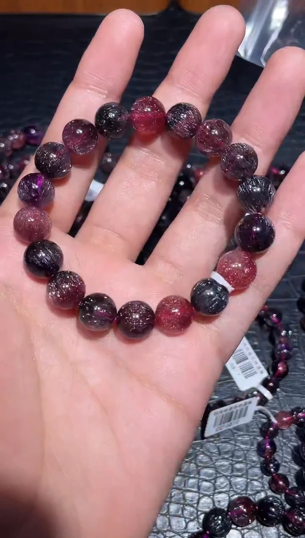 未镶嵌手链水晶超七单圈A11（多样性发其一）